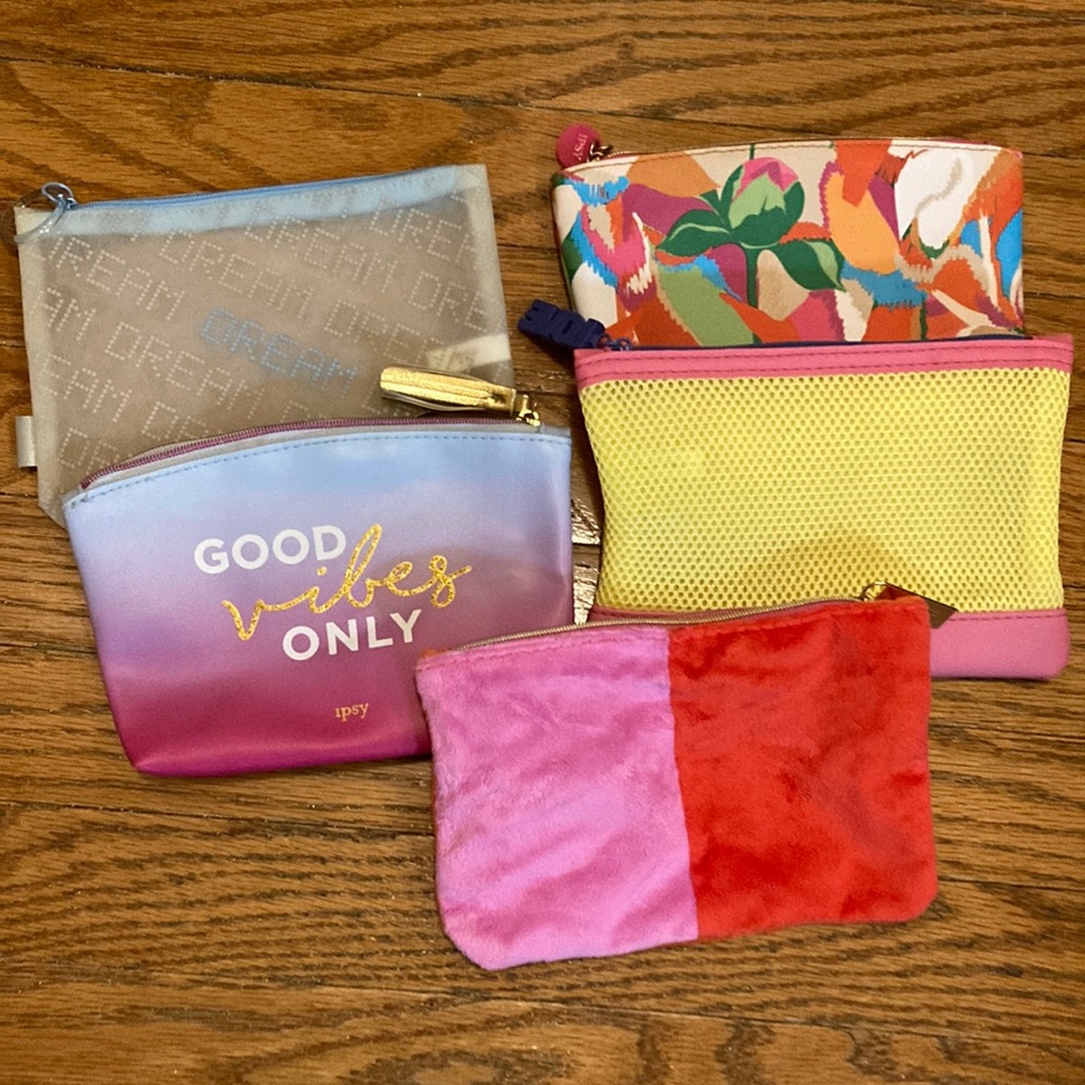 ipsy Cosmetic Bags Set - Multicolor Collection